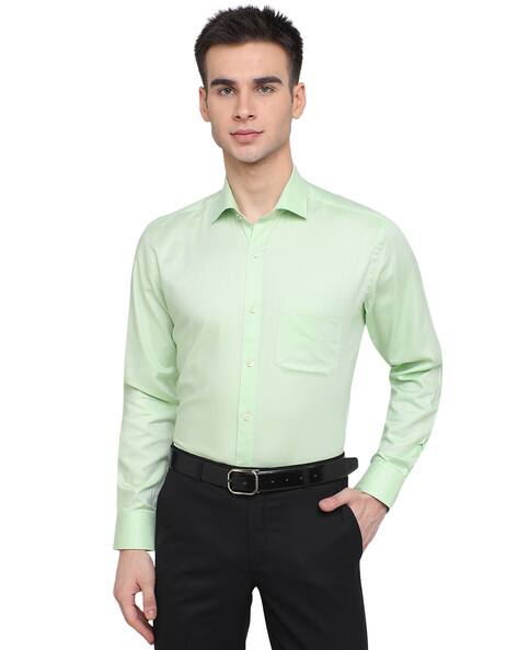 Green Shirts for Men by JADE BLUE 