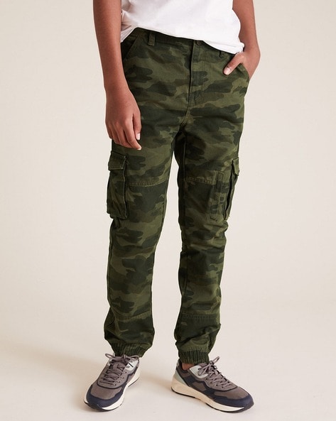 green cargo camo pants