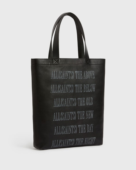 All saints leather on sale tote