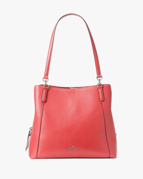 Buy KATE SPADE Jackson Medium Shoulder Bag with Loop Handles Red