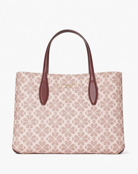 Spade Printed Tote Bag with Pouch