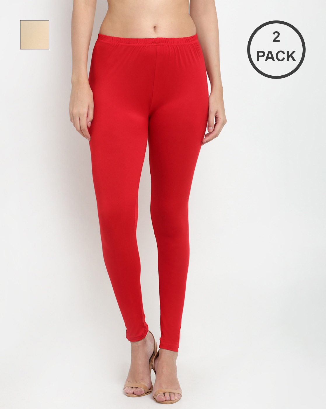 Reliance Trends ' Fusion' Red Women Fleece Leggings at Rs 265 in