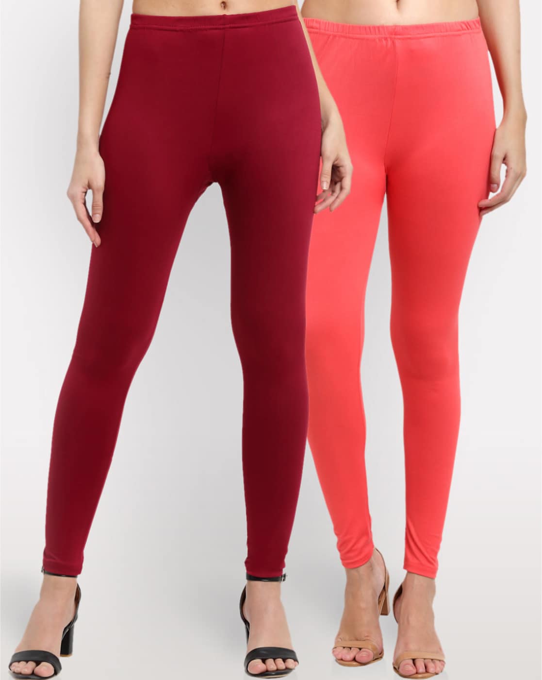 Buy online White Printed Legging from Capris & Leggings for Women by De  Moza for ₹399 at 50% off | 2024 Limeroad.com