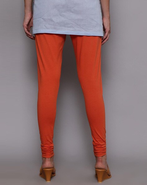 Buy Orange Churidars & Leggings for Women by BIBA Online