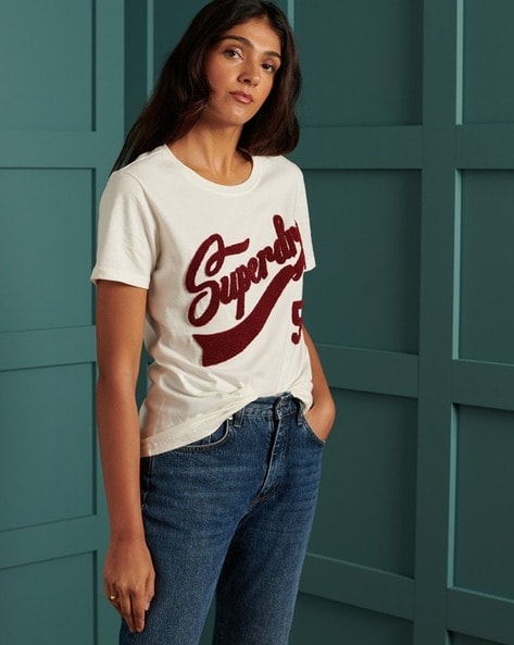 Buy White Tshirts for Women by SUPERDRY Online