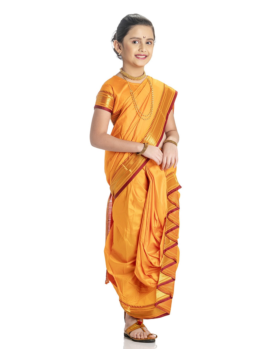 Children Half Saree Style Gown | Indo Western Dresses for Girl