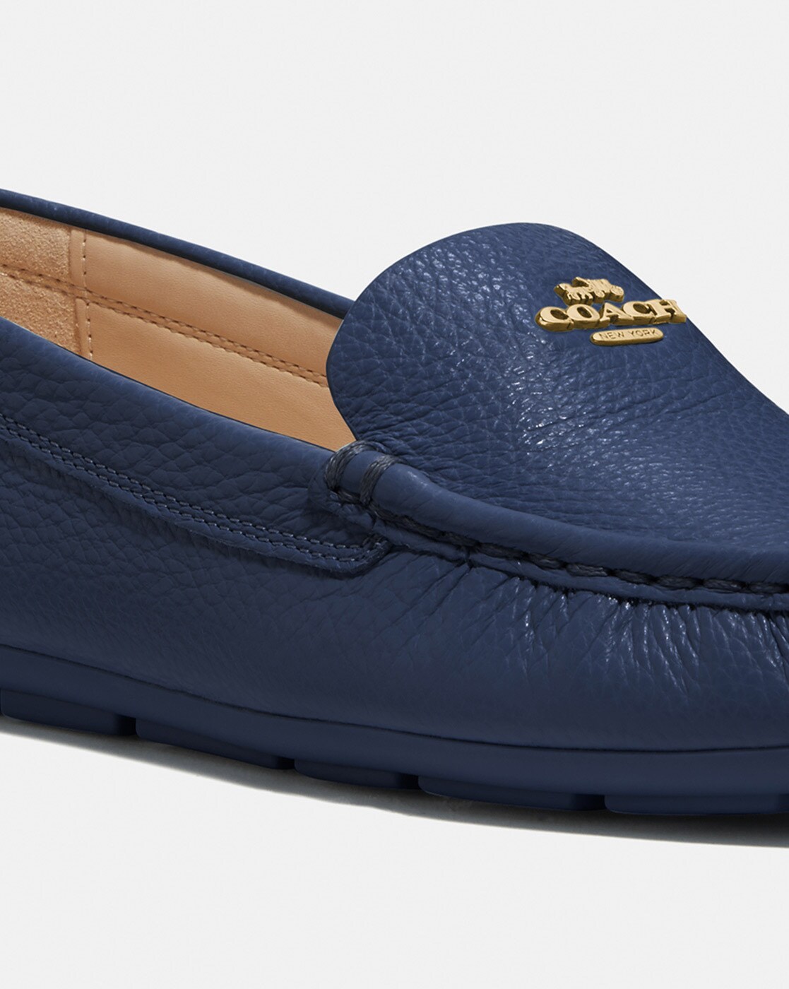 Coach blue hot sale loafers