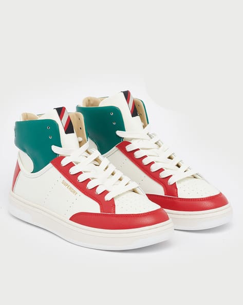 Vegan Basket Ov High Trainer Lace-Up Shoes