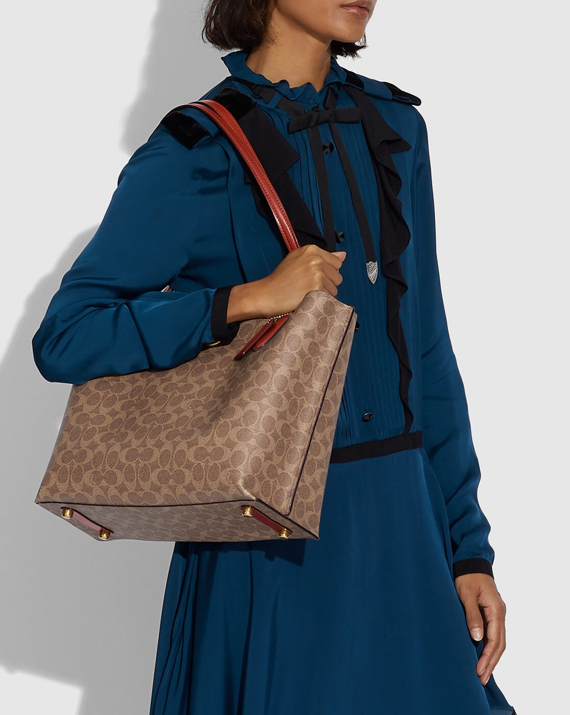 COACH®  Willow Tote In Signature Canvas