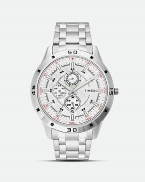 timex silver watch