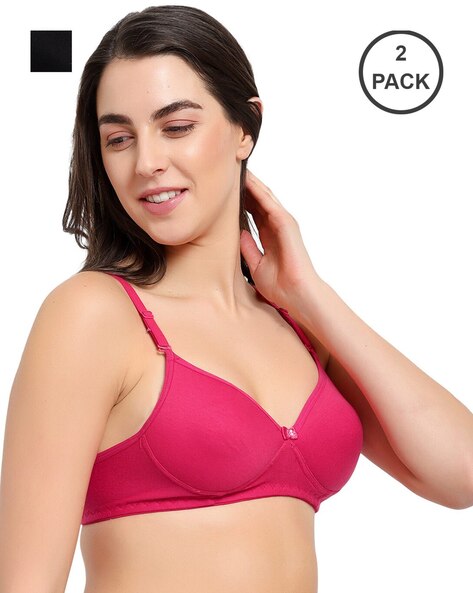 Buy Pink, Black Bras for Women by ADEERA Online