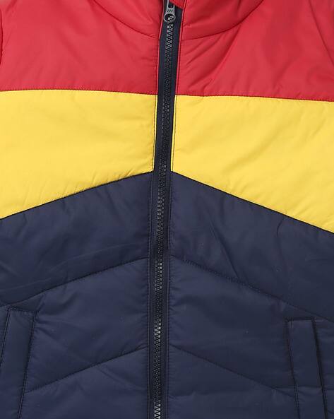Colourblock Jacket with Insert Pockets view 3