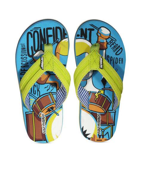 Buy Blue Flip Flops u0026 Slipper for Boys by SOLETHREADS Online | Ajio.com