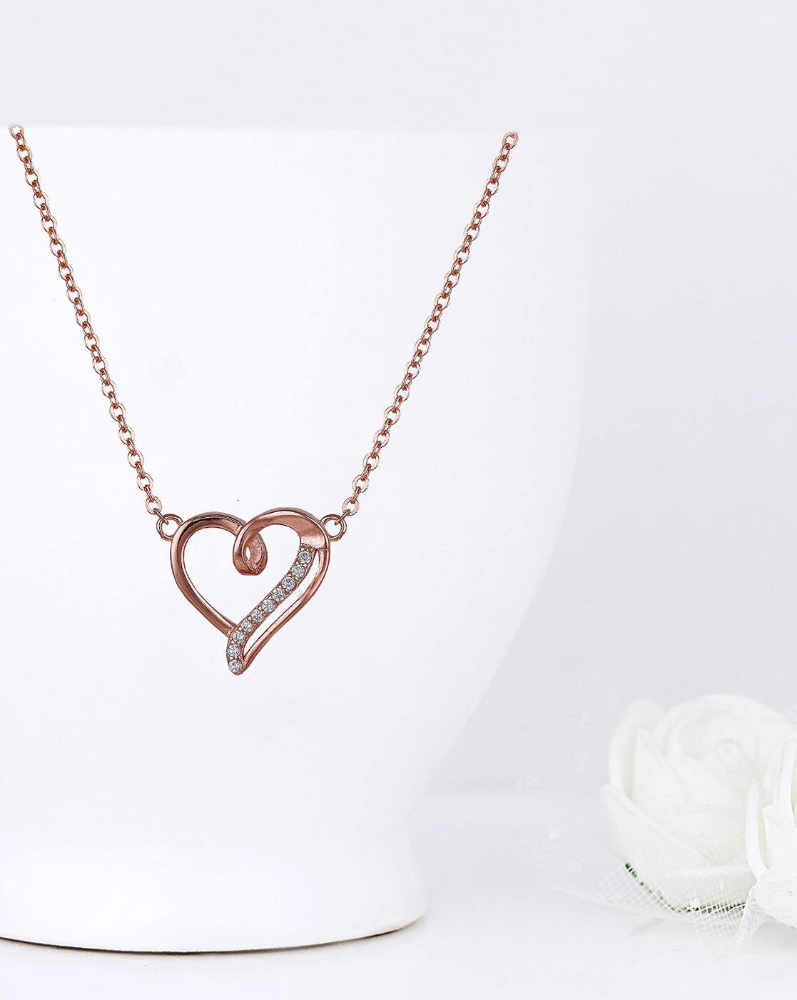 Buy Rose Gold Necklaces \u0026 Pendants for 