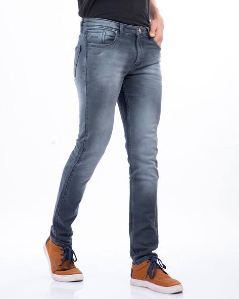 Buy Grey Jeans for Men by HJ HASASI 
