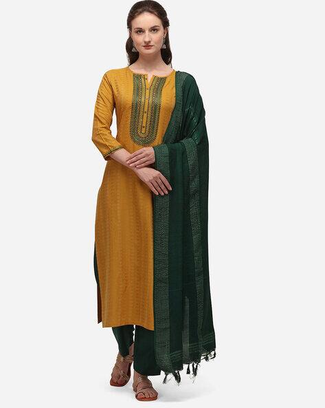 yellow unstitched suit