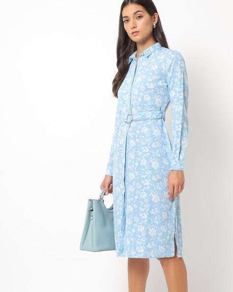 Buy Blue Dresses for Women by Uniquest 