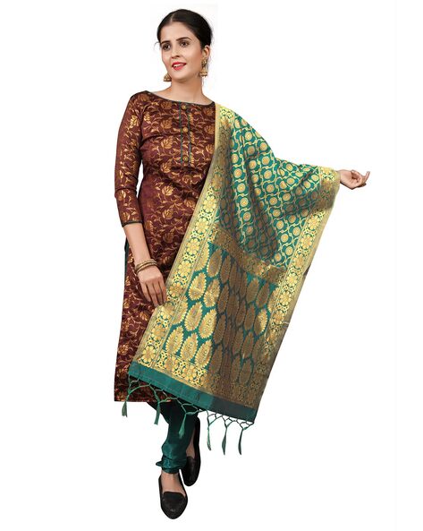 Printed Unstitched Dress Material Price in India