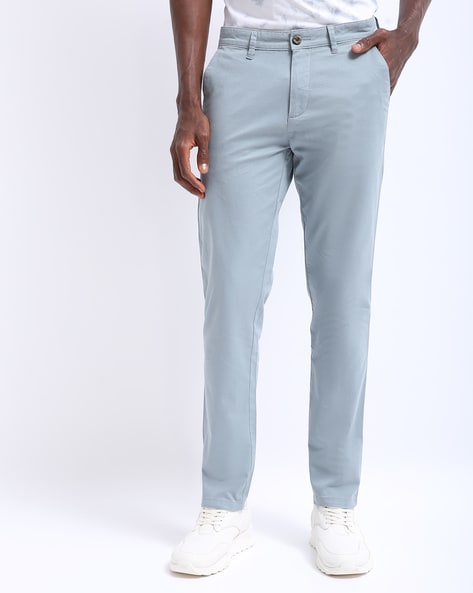 Buy Grey Trousers & Pants for Men by ALTHEORY Online 