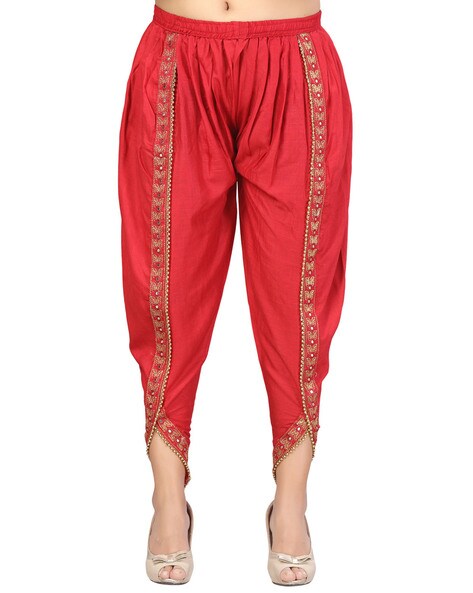 Dhoti Pants with Embroidery Price in India