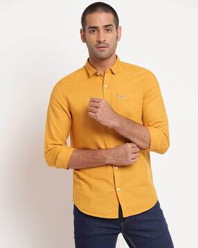 yellow shirt fashion