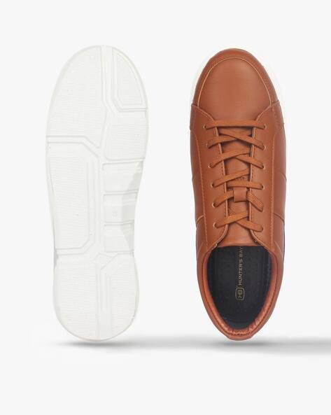 Lace-Up Casual Shoes with Contrast Panels view 3