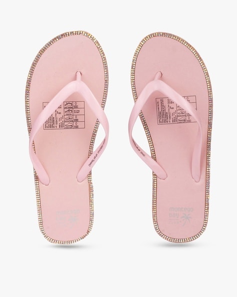 Buy Pink Flat Sandals for Women by MONTEGO BAY CLUB by Payless