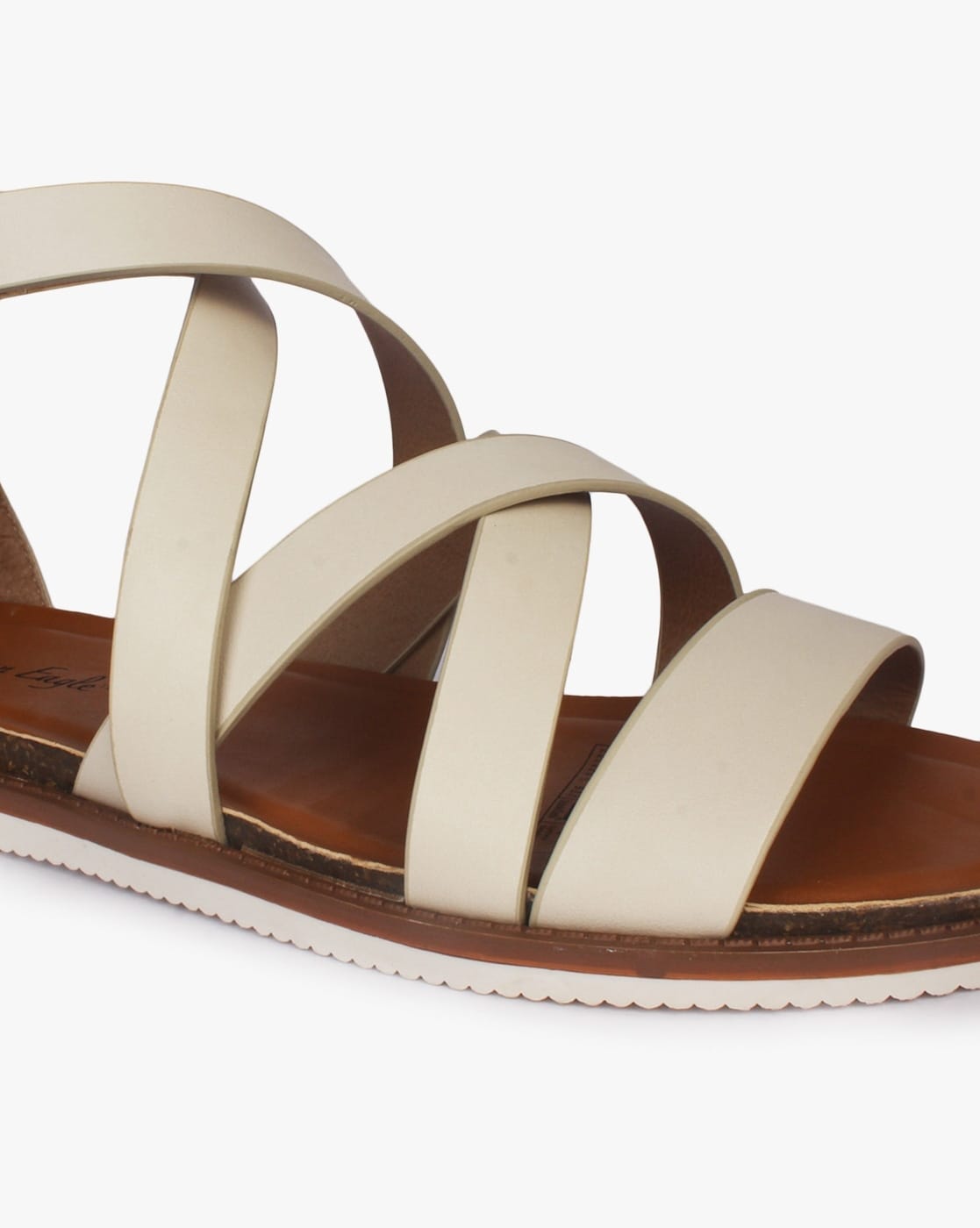 Reese Adjustable Gladiator Sandal - Cognac -Walking Sandal with Arch Support