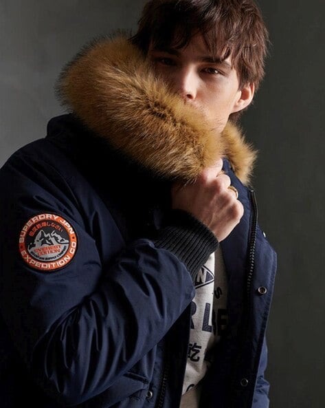 superdry everest bomber navy