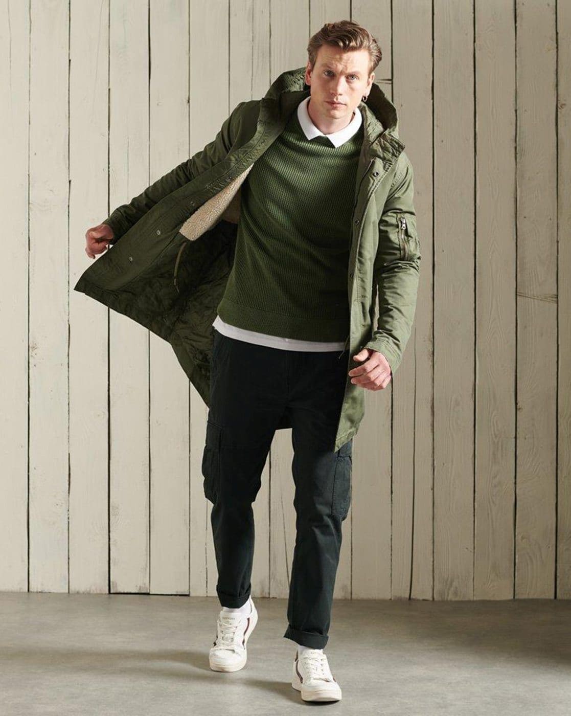 Buy Olive Green Jackets & Coats for Men by SUPERDRY Online
