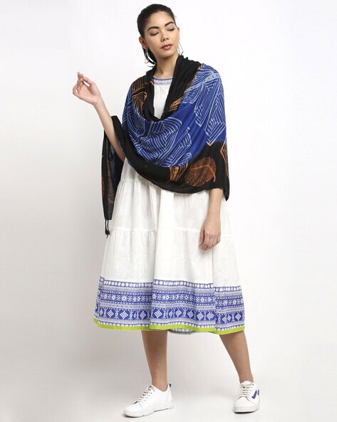 Printed Rayon Stole Price in India