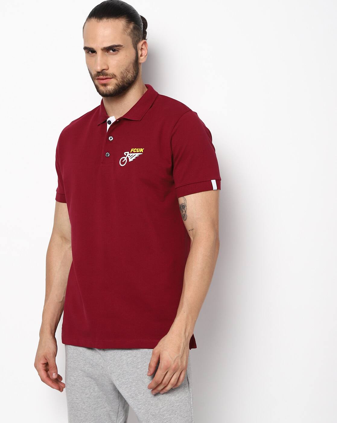 french connection polo t shirt