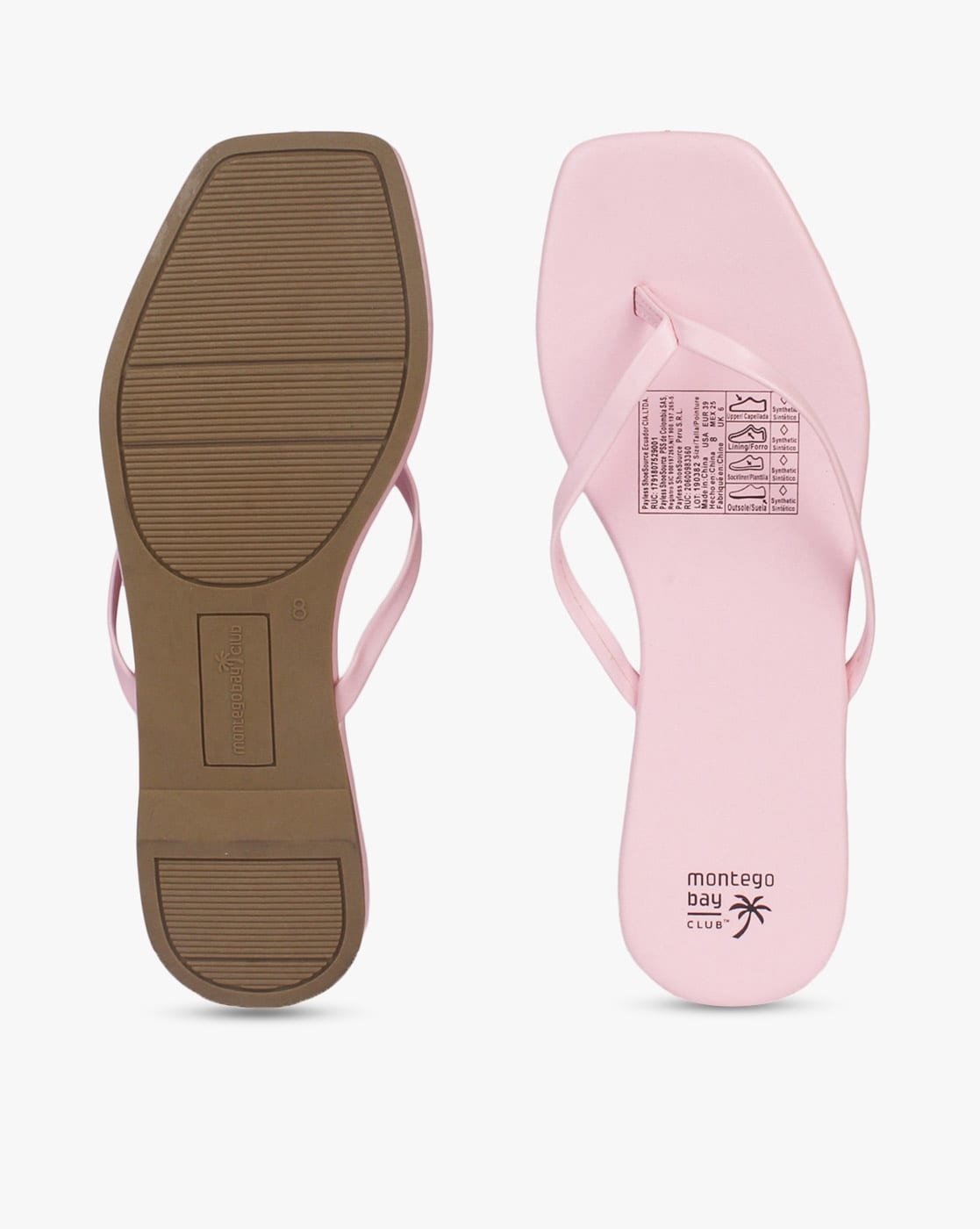 Montego bay club outlet flip flops payless