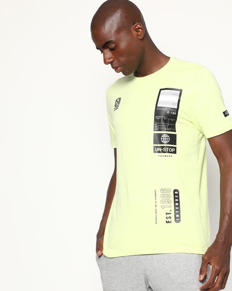 Green Tshirts for Men by DNMX Online 
