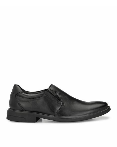 black slip on shoes size 4