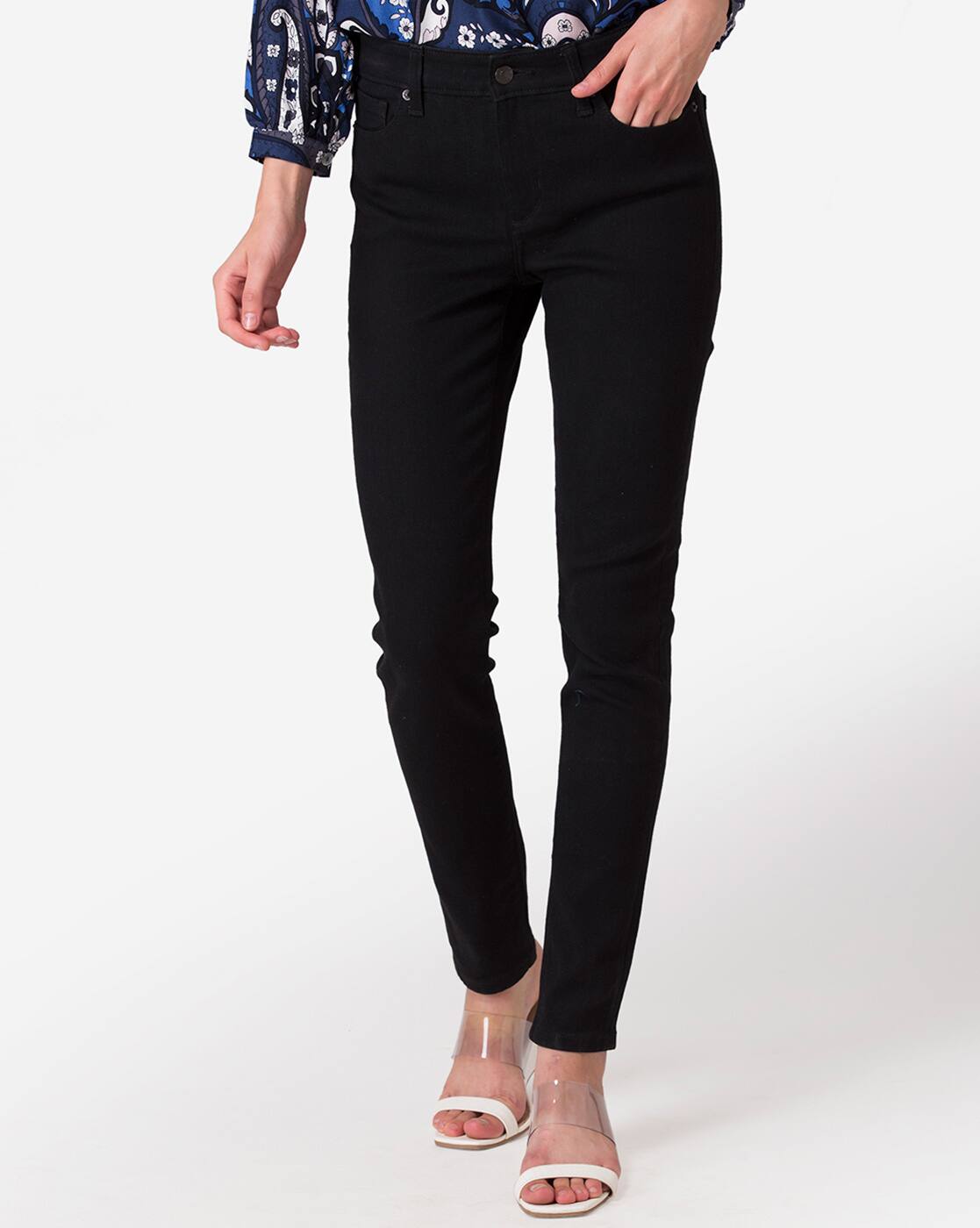 Buy Black Jeans \u0026 Jeggings for Women by Mode By Red Tape Online | Ajio.com