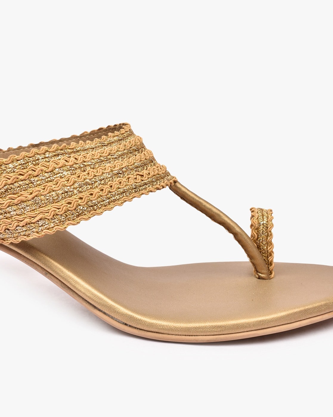 Buy Gold Heeled Sandals for Women by HI-ATTITUDE Online