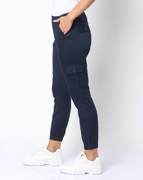 Navy Blue Trousers \u0026 Pants for Women 