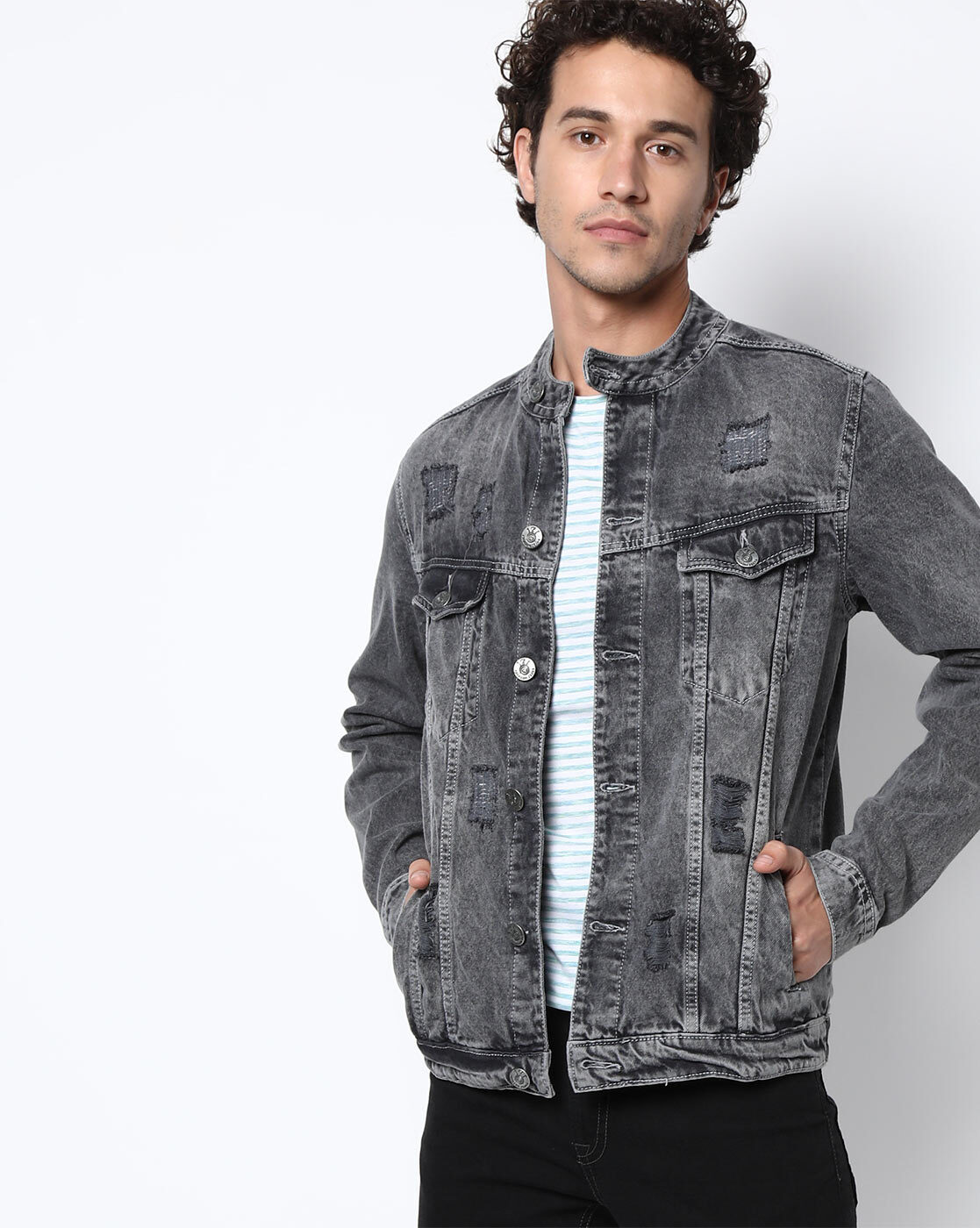 charcoal mens jacket