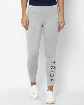 Buy Grey Leggings for Women by Enamor 