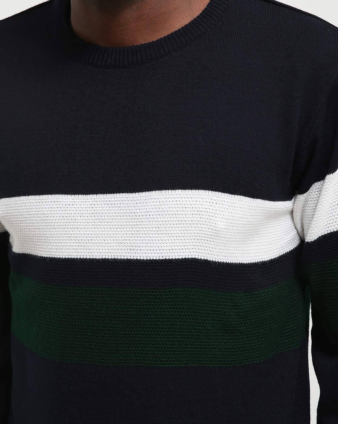 Buy Navy Sweaters & Cardigans for Men by ALTHEORY Online