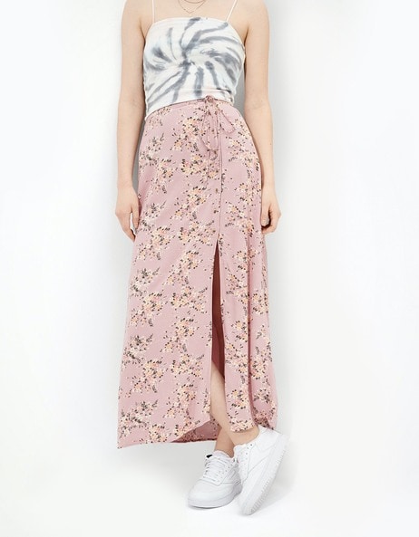 American eagle floral outlet maxi skirt