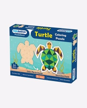 eduketive Turtle Decorative Coloring Puzzle with Stand-picture-37