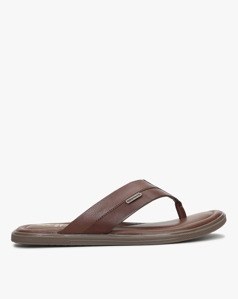 Buy Tan Brown Flip Flop Slippers for Men by RED TAPE Online