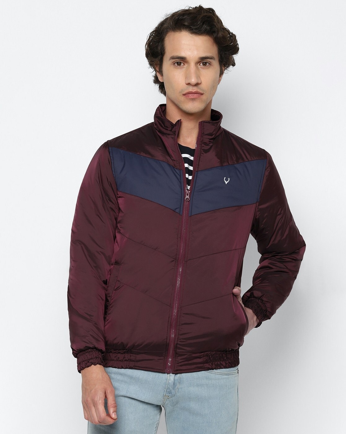 allen solly half sleeve jacket