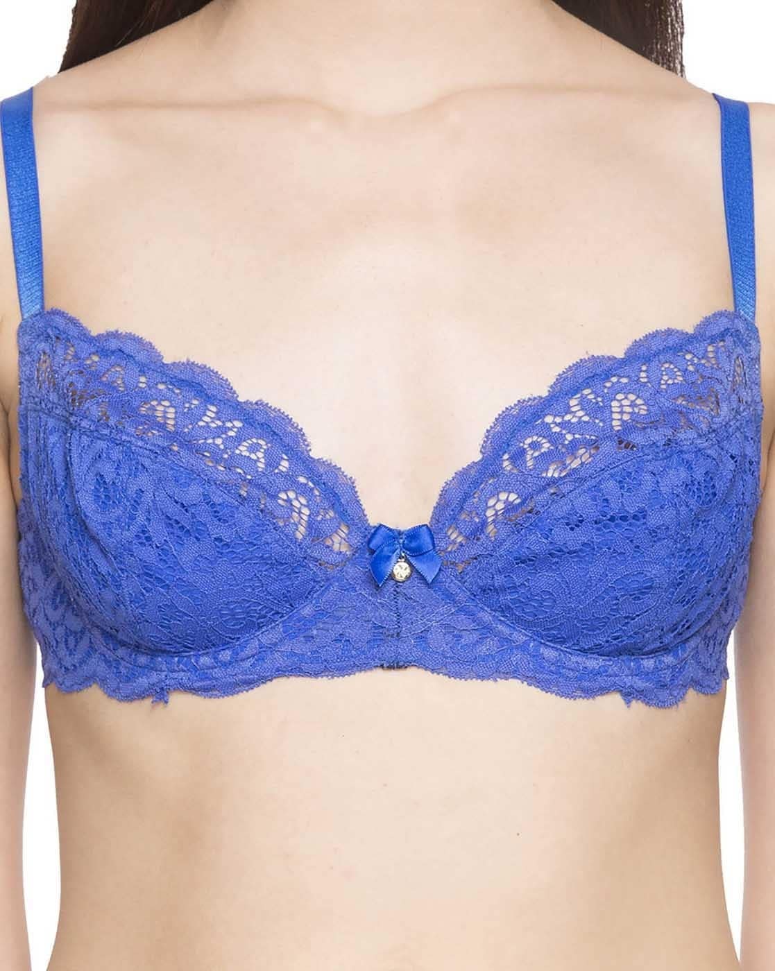 Buy Candyskin Unlined Demi Bra Teal online