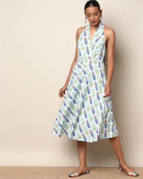 Buy Blue Dresses \u0026 Gowns for Women by Indie Picks Online | Ajio.com