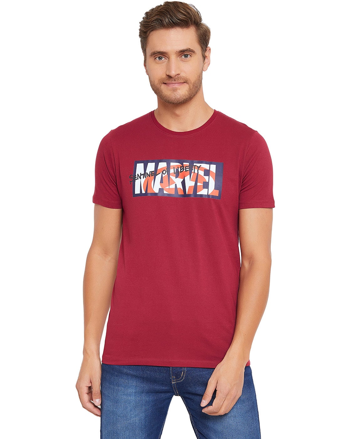 marvel t shirt ajio