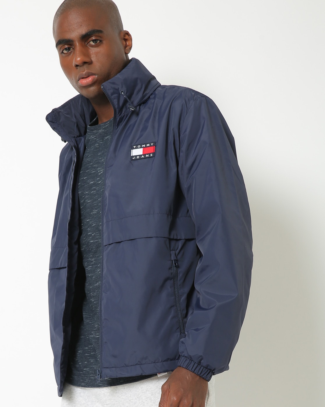 Buy Navy Blue Jackets Coats Men by TOMMY HILFIGER Online | Ajio.com