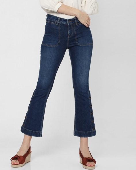 Bootcut Jeans with Insert Pocket